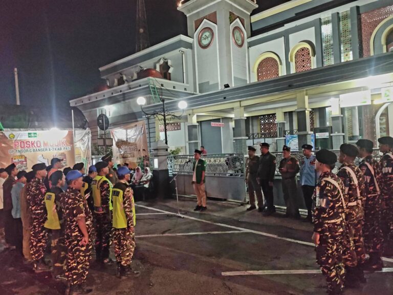 Pam Banser Posko Mudik GP Ansor Kab. Pati
