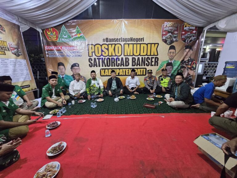 Pam Banser Posko Mudik GP Ansor Kab. Pati