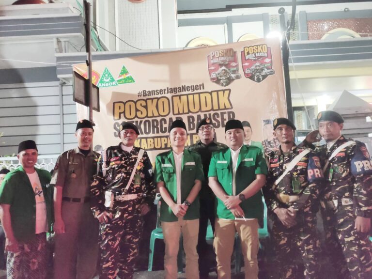 Pam Banser Posko Mudik GP Ansor Kab. Pati