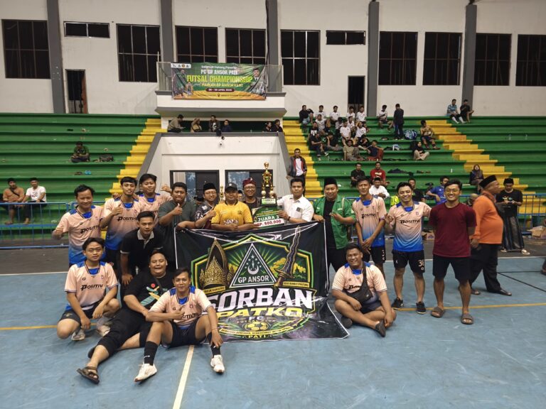 Turnamen futsal menyambut harlah GP Ansor ke 92