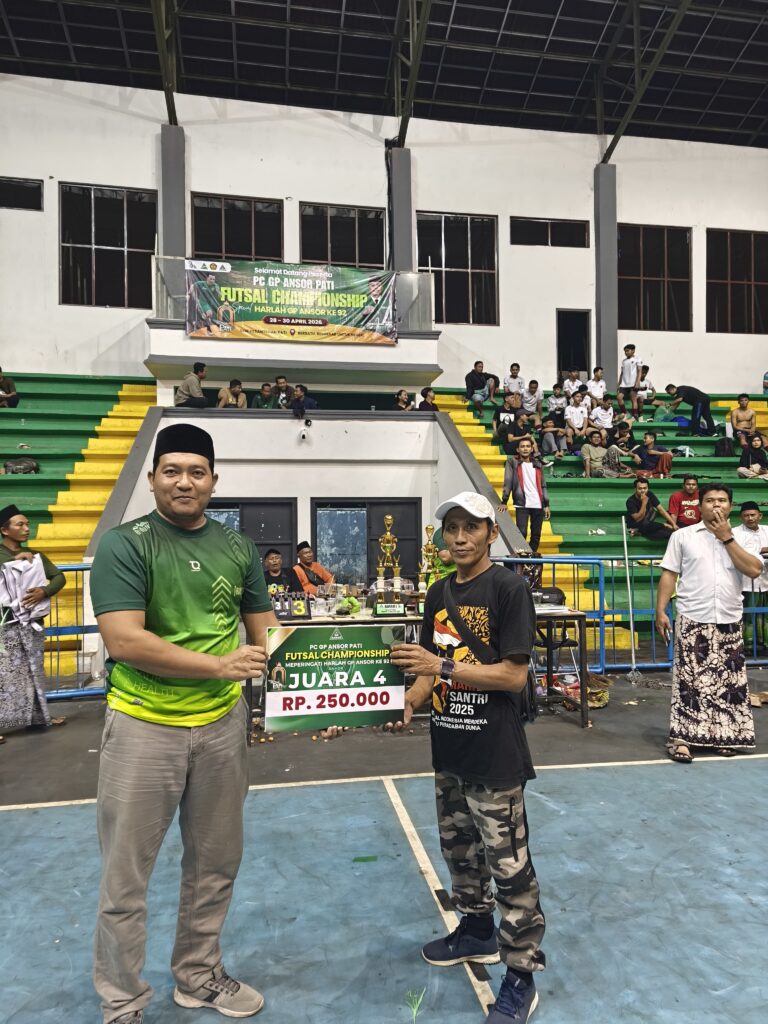 Turnamen futsal menyambut harlah GP Ansor ke 92
