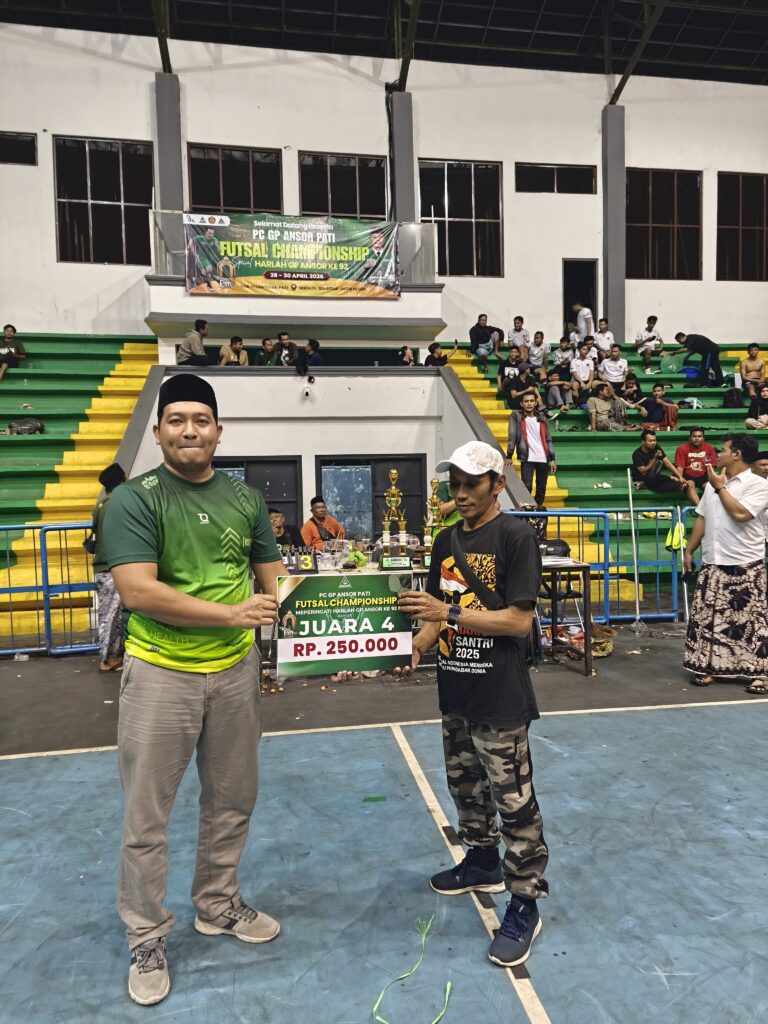 Turnamen futsal menyambut harlah GP Ansor ke 92