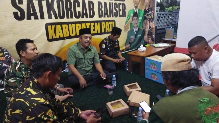 Pam Banser Posko Mudik GP Ansor Kab. Pati