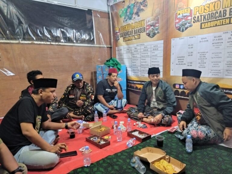 Pam Banser Posko Mudik GP Ansor Kab. Pati
