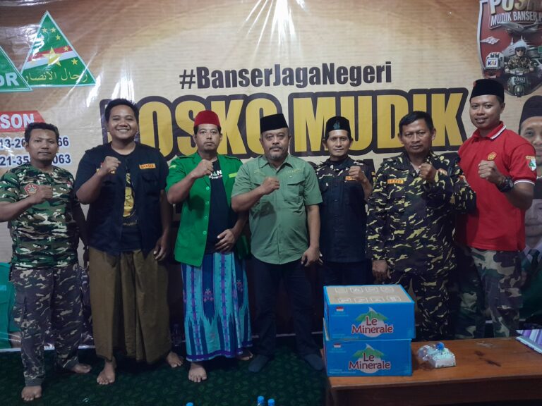 Pam Banser Posko Mudik GP Ansor Kab. Pati