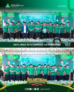 Ke Sukolilo melihat mentari, Angin berembus membawa salam. Ansor Pati teguh berdiri, Khidmat berjuang dalam kebersamaan. #DokumentasiPelantikan